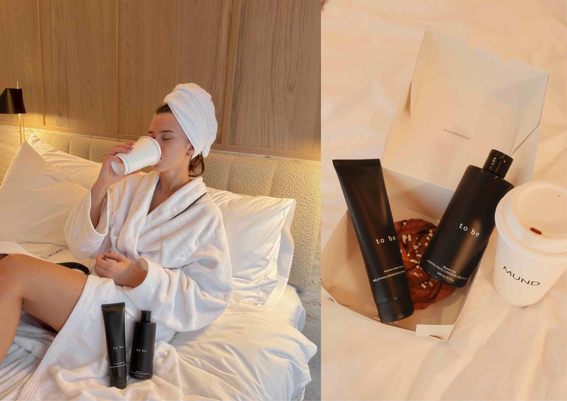 Winter home relaxation: natural care for the skin and a cozy atmosphere