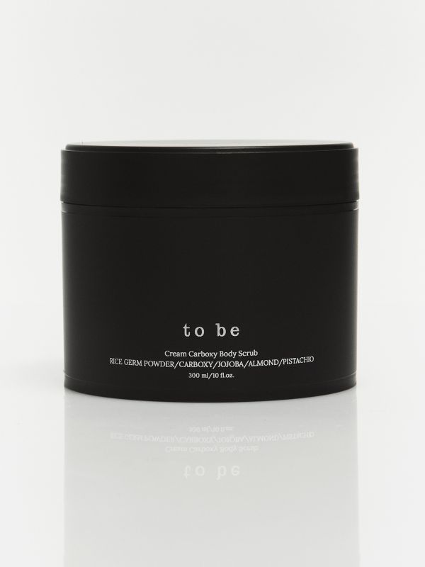 Cream Carboxy Body Scrub with Rice Powder for Body