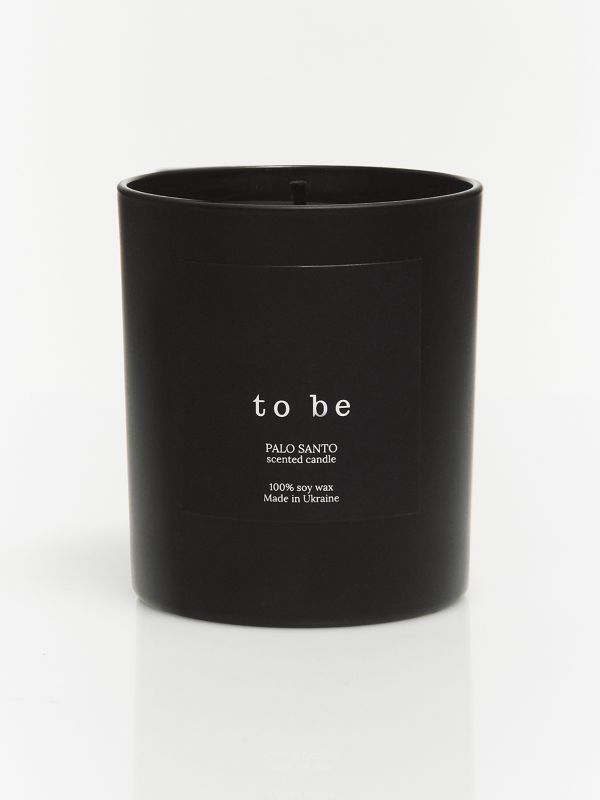  Scented Soy Candle “to be”, PALO SANTO