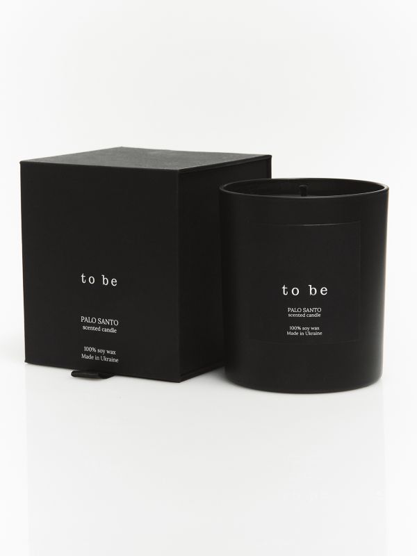 Scented Soy Candle “to be”, PALO SANTO