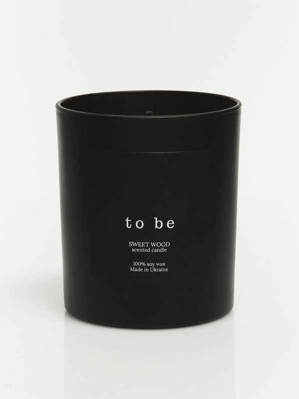  Scented Soy Candle “to be”, SWEET WOOD