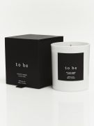 Парфумована соєва свічка “to be”, аромат WOODY AMBER