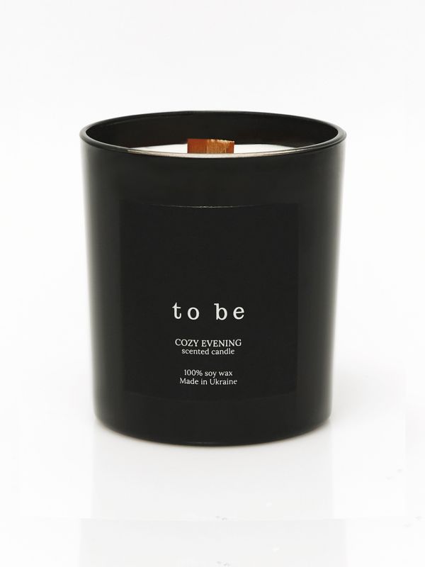 Scented Сandle White Soy Wax COZY EVENING