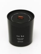 Парфумована свічка "to be" з білого соєвого воску SANDAL WOOD