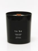 Парфумована свічка "to be" з білого соєвого воску SANDAL WOOD