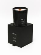 Парфумована свічка "to be" з білого соєвого воску SANDAL WOOD