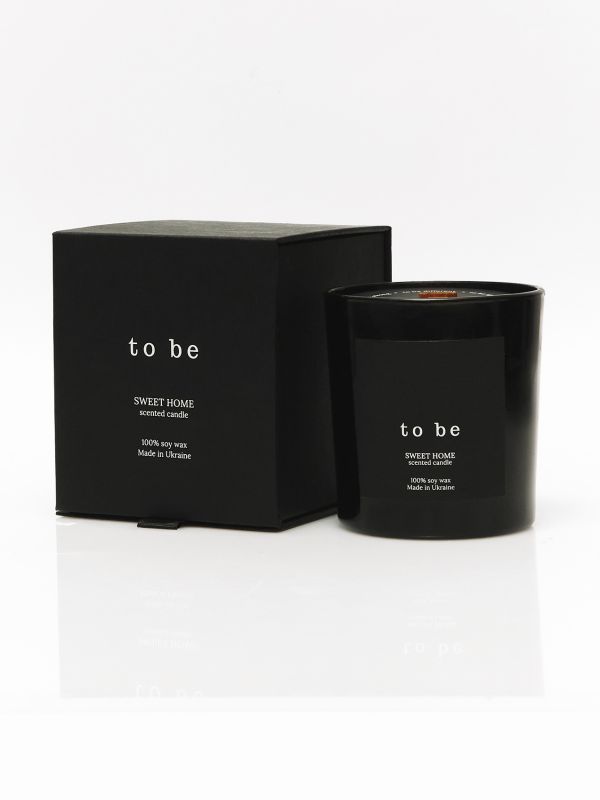 Парфумована свічка з білого соєвого воску SWEET HOME у подарунковій коробці